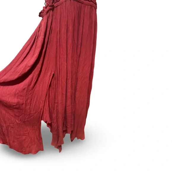 Rare Free People Coconuts All Day Summer Collection Maxi Dress in Rose Pink - Picture 7 of 11
